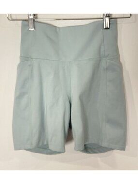Girlfriend Collective Biker Shorts Light Sage Green Size XS